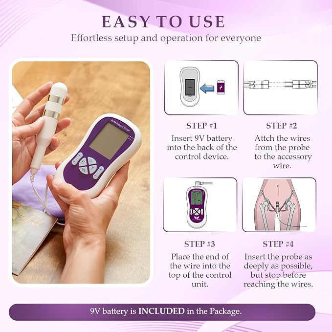 K-fit Kegel Toner for Women - Electric Pelvic Muscle Exerciser for Automatic Kegels, Incontinence Stimulator