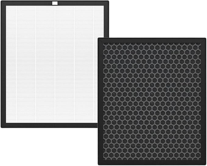 Nispira Replacement HEPA Filter Compatible with Surround Air Intelli-Pro XJ-3800 Air Purifier, 2 Filters