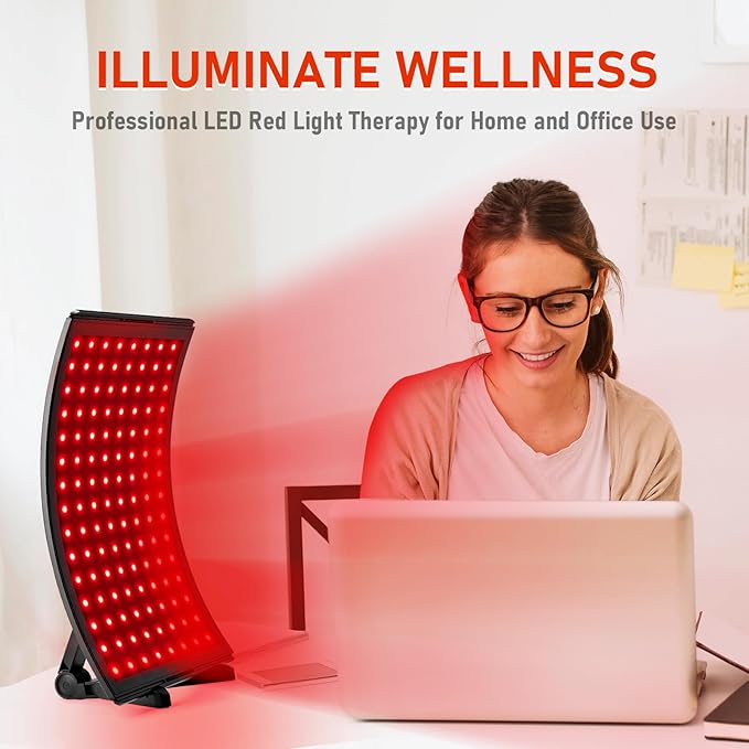 Viconor Red Light Therapy for Face,Red Light Therapy Lamp Back Device,Infrared Light Therapy for Body 660nm&Near Infrared 850nm Red Light Therapy Device Skin Care at Home Muscles,Joints