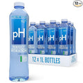 Perfect Hydration 9.5+ pH Alkaline Drinking Water | 100% Recycled Bottles | Electrolyte Minerals for Taste | 12 pack - 1 Liter (33.8 oz)