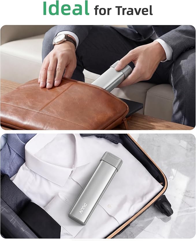 PULIV Metal Weekly Pill Organizer with Sturdy & Sleek Aluminum Alloy Case, Pill Case with Triple Protection Against Spilling, Compact Travel Pill Box 7 Day for Vitamins, Fish Oil, Supplements, Silver