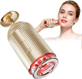 Face Massager Tool with Suction Shot 2026, 4 Color Facial Red Light Therapy, Beauty Device for Face, Face Massager for Double Chin & Lifting & Wrinkle Reduction, Portable Skin Care Tools, Rose Gold