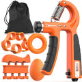 JKSHMYT Grip Strength Trainer Kits (5 Pack), Adjustable Resistance Forearm Strengthener, Hand Gripper Strengthener for Muscle Building