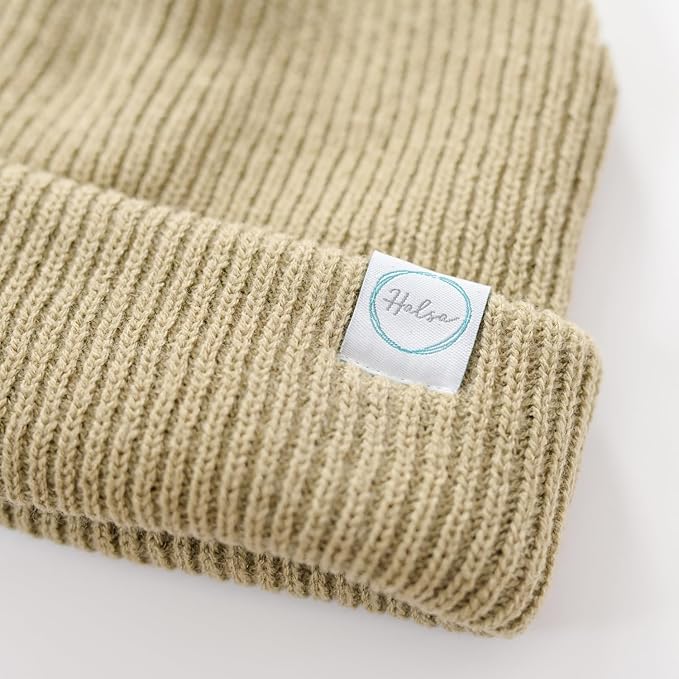 Halsa EMF Protection Hat, Knit Beanie for Men and Women, Silver Fiber Fabric Lined, One Size Fits Most