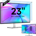 IPROKKO 【2 Pack 23 inch Anti-Blue Light monitor Screen Protector for 16:9 Widescreen,Removable Anti Glare Blue Light Blocking Screen Filter，LED PC Anti-UV Eye Protection Filter Film