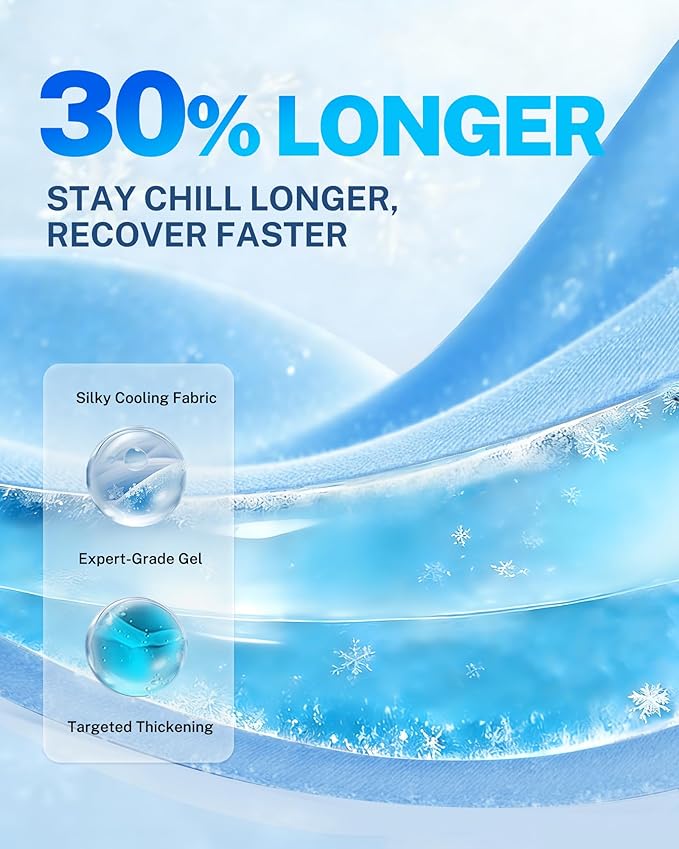 Extended Ankle Ice Pack Wrap for Sprained Ankle & Swelling Relief, Cold Compression Therapy with 30% Longer Lasting Gel, Slip-On Reusable for Plantar Fasciitis, Achilles Tendonitis, Heel Pain, XL