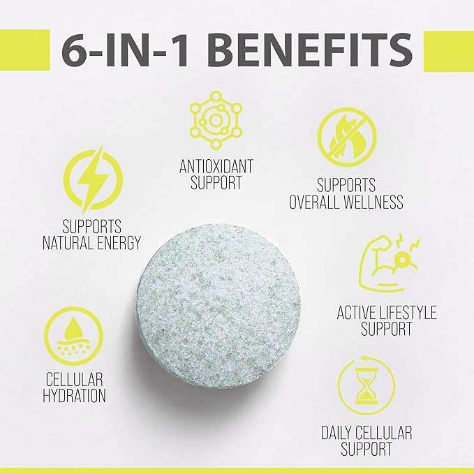 Sugar-Free Molecular Hydrogen Tablets – 60 Count – 12 PPM Hydrogen with Magnesium – Dissolvable Tablets for Clean Hydrogen-Infused Water