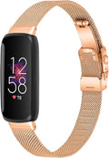 FitTurn Compatible with Fitbit inspire 3 metal band, Replacement Stainless Steel Mesh Watch Band Quick Release Metal Smart Strap for Fitbit inspire 3 Health & Fitness Tracker Watch