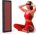 Red Light Therapy Box, 5in1 LED with 630-660-810-830-850, Metal Case, 3 Modes Red Light Panel with Soft Belt, 6 Timing Set - 9 Pulse Modes - 4-Level - Red Light Therapy Panel for Body