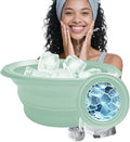 Face Bowl for Ice with Built-in Tray (Green)