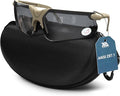 xaegistac Shooting Glasses with Case Anti Fog Hunting Safety Glasses for Adults