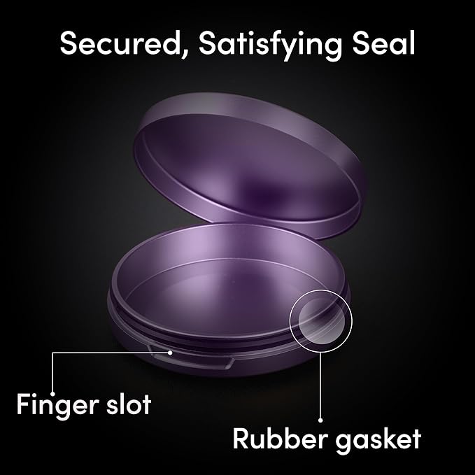 Aluminum Zyn Can – Slim Metal Zyn Container for Pouches & Snus | Core Series | Lavender Purple