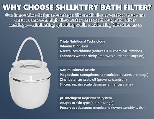 Bath Water Filter for Tub Faucet-10 Stages Bathtub Filter-2,500 Gallons of Filtration, KDF Remove contaminants, Chlorineand Fluoride, Hard Water Softener,Protects Skin,Hair & Nails(Deluxe Edition)