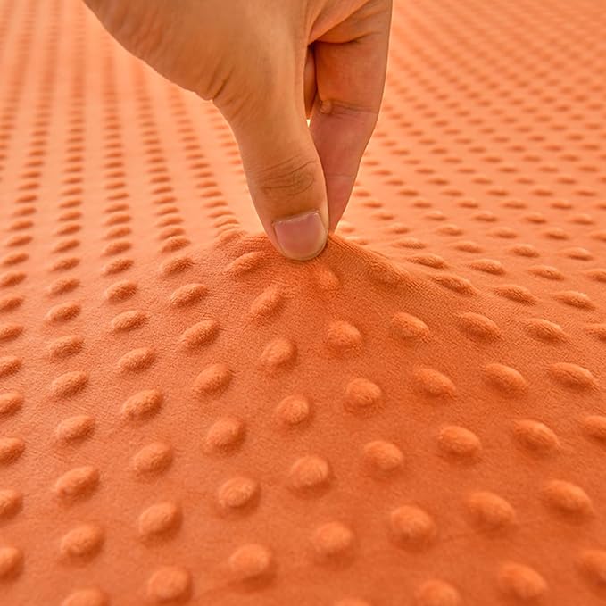 ZIQINPSQ Coral Velvet Fitted Sheet-Thickened Cold-Resistant and Warm Bed Sheets-Soft Velvet Fleece Fitted Sheets with-Elastic All Around. (Orange, California King)