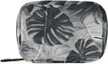 Travel Pill Case Tropical Grey Palm Leaf Monsterra Weekly Small Pill Box 7 Day Pill Box Pill Organizer Bag