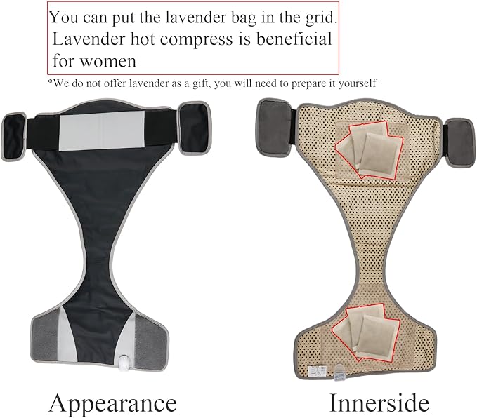 Buttock Lower Abdomen Belly Hip Heating Pad Massage Brace Period Heating Pad Massager Electric Back Abdomen or Belly Massage Pad Menstrual Buttock Belly Pain Relief, Shape Shorts ab Machine