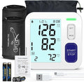 Blood Pressure Machine Upper Arm, 2 Size Cuffs Included, Medium/Large 9"-17" and Extra Large XL Cuff 13"-21", Accurate Automatic Digital BP Monitor for Home Use, Large Backlit LCD, 3 Users