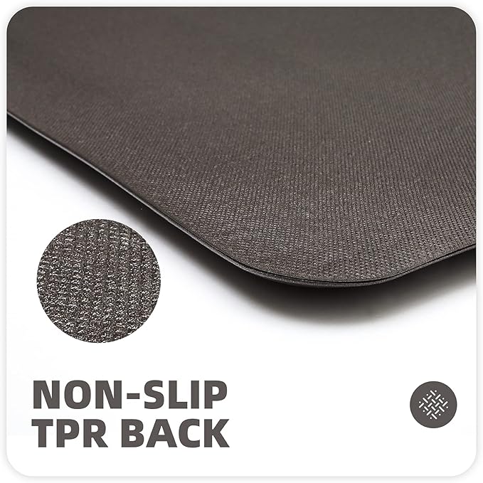Color&Geometry Anti Fatigue Floor Comfort Mat 3/4 Inch Thick 17"x24" Perfect for Standing Desks, Kitchen Sink, Stove, Dishwasher, Countertop, Office or Garage, Brown