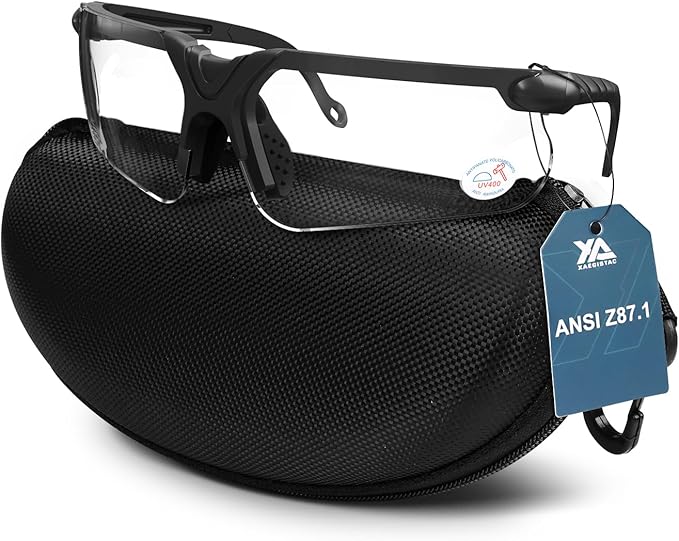 xaegistac Shooting Glasses with Case Anti Fog Hunting Safety Glasses for Adults
