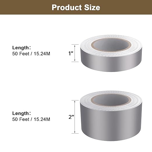 Conductive Adhesive Tape,Faraday Cloth Tape, High Shielding Double Sided Fabric Sticky Waterproof Conductive Tape for Signal Screens, Guitar Interference Shielded(2 in x 50 FT)