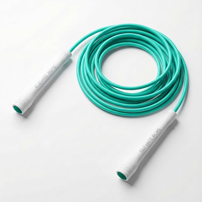 Elevate Rope Professional Beaded Jump Rope - 3m Adjustable, Quality Beads & Poly Cord - For Freestyle, Cardio & Tricks - All Levels & Indoor/Outdoor Use