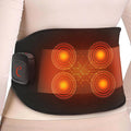 Comfytemp Extra Large Cordless Heating Pad with Massager for Back XXL, FSA Eligible HSA Portable Rechargeable 2X Larger Lower Back Massager with 4 Motors, Wireless Heated Waist Belt Button APP Control