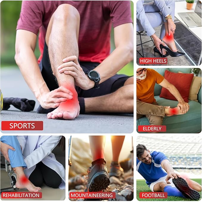 Rechargeable Red Light Therapy Feet Ankle, 132 LEDs 660 nm Red Light and 850 nm Infrared Light Therapy Shoe, with 6000mAh Battery Adjustable Power and Time Controller