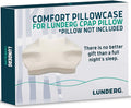 Lunderg Comfort Pillowcase Replacement for Our Memory Foam CPAP Pillow - Premium Comfort Fabric - Pillow NOT Included
