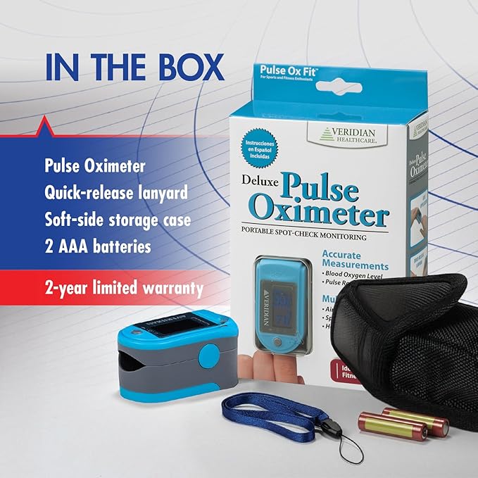 SmartHeart Fingertip Pulse Oximeter 1 Each 11-50D