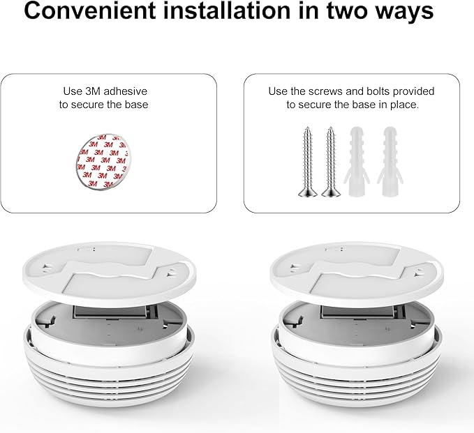 Fire Alarms Smoke Detectors, Photoelectric Sensor Smoke Alarm Battery Operated, Fire Alarm with Test Button & Low Battery Signal, LED Warning Light 85 dB Alarm Sound for Bedroom and Home, 9 Pack