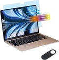 MUBUY-GOL Anti Blue Light Matte Screen Protector for MacBook Air 13.6 inch (2026-2022,M5,M4, M3, M2 Chip),Eye Protection Blue Light Blocking & Anti Glare Laptop Screen Protector
