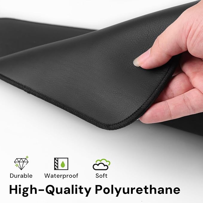 Grounding Mat, Earth Mat Grounding Pad for Desk, Earth Connected Therapy, Indoor Grounded for Balance & Wellness, 15.7" x 23.6 "
