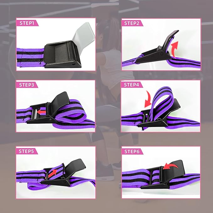Booty Bands, Booty Bands for Working Out,Blood Flow Restriction Bands,Adjustable BFR Training Bands,Best Fabric Resistance Bands for Exercising Your Butt, Squat, Thigh, Fitness