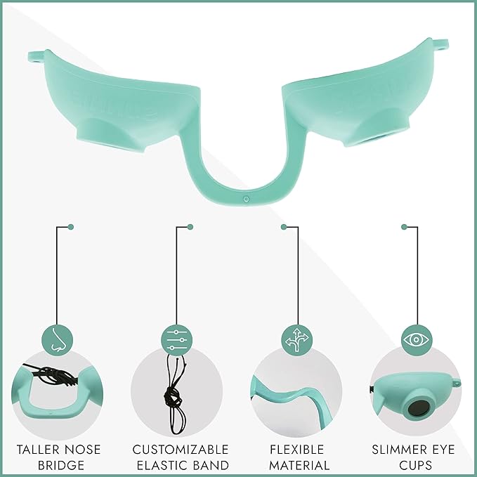 Super Sunnies EVO Flex UV Eye Protection, FDA Compliant, Tanning Bed Goggles, Red Light Theraphy Eyeshields with Case