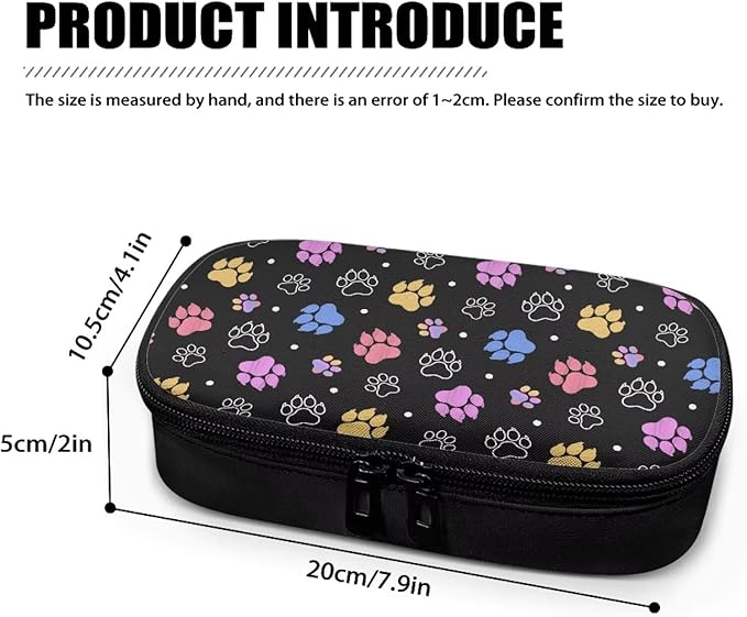 Dog Paws Insulin Pen Cooler Travel Case Diabetic Medication Insulated Cool Organizer for Insulin Pen and Other Diabetic Supplies Easy to Use and Clean