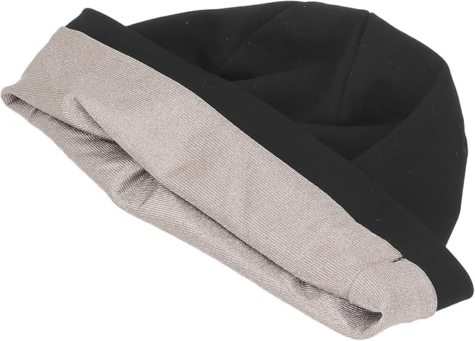 EMF Beanie Radiation Hat EMF Blocker Beanie EMF Shielding Beanie for Men and Women (Black)