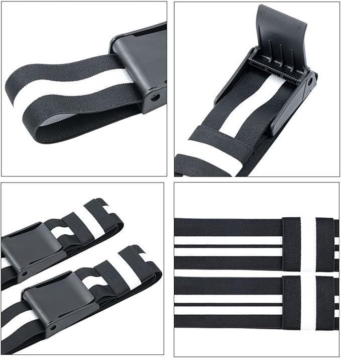 2Pcs Blood Flow Restriction Bands Kaatsu Training Bands,Occlusion Training Bands,Bicep Bands,Workout Equipment Weight Bands,Workout Blood Flow Restriction Bands, Occlusion Training Bands Blood Fl