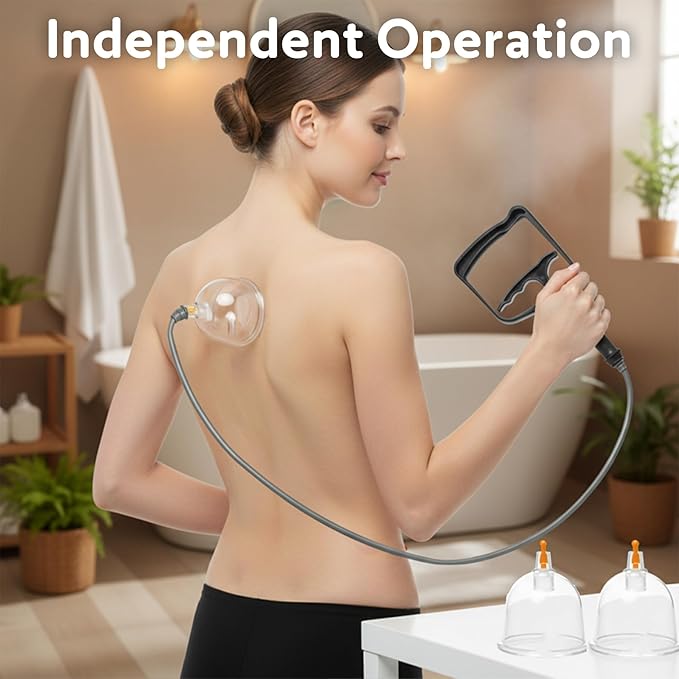 SMYV Cupping Set – 14 Cups Cupping Kit for Massage Therapy – Professional Vacuum Cupping Therapy Set for Cellulite Reduction Muscle Pain Relief – Include Sturdy Carrying Case, Easy to Use