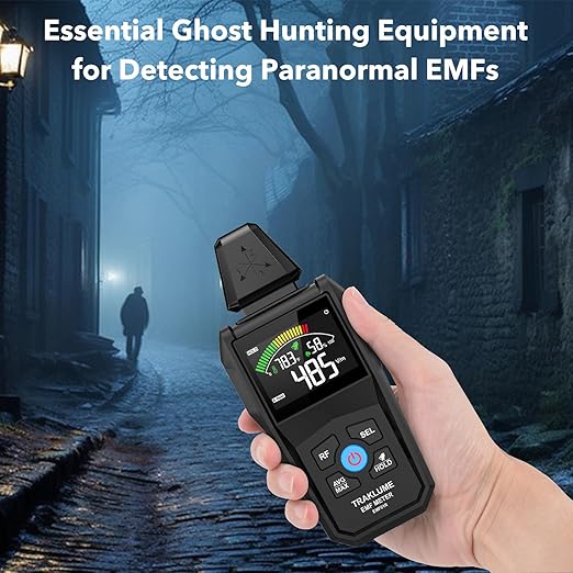 EMF Detector Meter Radiation Detector for Home Digital EMF Reader for Radio Frequency Radiation 5-in-1 EMF Meter for Electromagnetic Radiation EMF Tester for Cell Phone Ghost Hunting Equipment