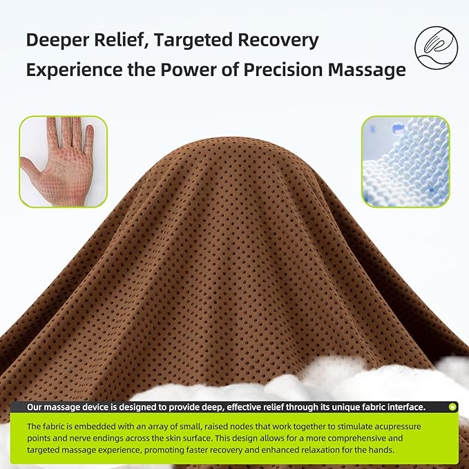 Hand Massager with 2 Heat Settings, 3 Compression Modes & 3 Timer Options - Thoughtful Holiday Present for Mom, Dad & Loved Ones, Ideal for Arthritis Relief and Relaxation