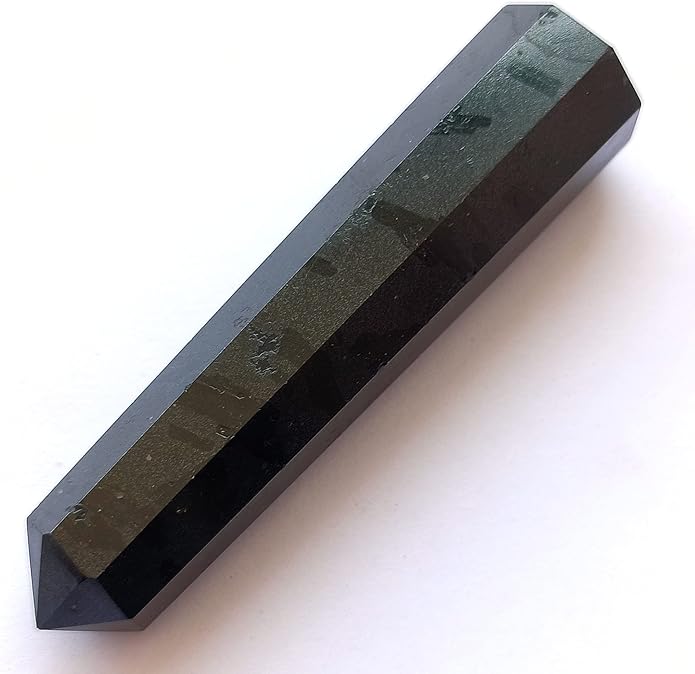 WholesaleGemShop 3 Inch Gemstones Obelisk Tower Jumbo Facet Aura Rock Crystal Natural Polished Earth Wand Spirit