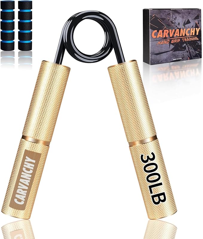 Grip Strength Trainer Set, 50-350LB, Wrist Forearm Strengthener, Metal No Slip, Hand Grip Gripper Strengthener for Strength Training and Exercise, Hand Workout Squeezer Grip Strength