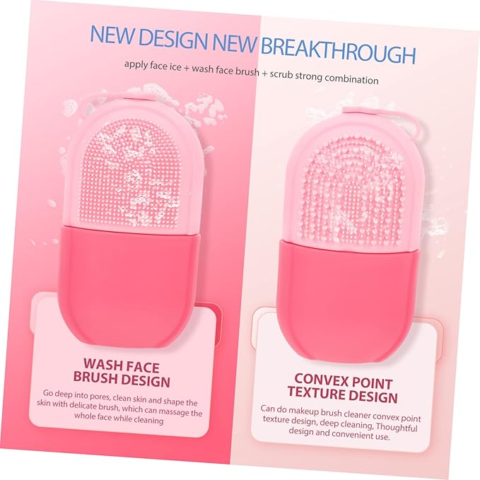 Baluue Silicone for Facial Massage Skin Tool for Puffiness Relief and Pore Minimizing for Cooling and Sunburn Recovery