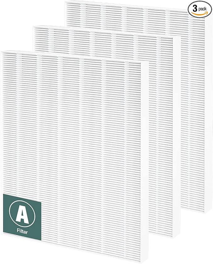 3 Pack 115115 Replacement Filter A Size 21 Compatible with Winix PlasmaWave Air Purifier C535 5300 5300-2 5500 5500-2 6300 6300-2 P300 AM90 9000 5000 5000B C909 9800 by Funmit