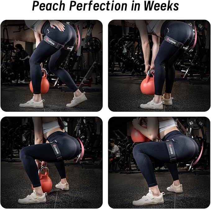 Booty Bands for Working Out Glutes, Adjustable Blood Flow Restriction Bands with Non Slip for Workout Butt & Thigh Building, Occlusion Bands for Women and Men Glutes Easy to Carry