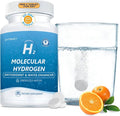 Hydrogen Water Tablets - H2 Molecular Hydrogen Tablets for Drinking Water,8PPM with Magnesium,Orange Flavor,60 Count,Electrolytes Hydration Support Energy,Brain Health,Antioxidant,Non-GMO