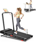 Treadmill with Auto Incline,12-Level Incline Walking Pad Treadmill with Handle Bar,3.0HP Quiet Under Desk 350 lbs Weight Capacity 2 in 1 Foldable Treadmills Walking LED Display for Home Office Gym