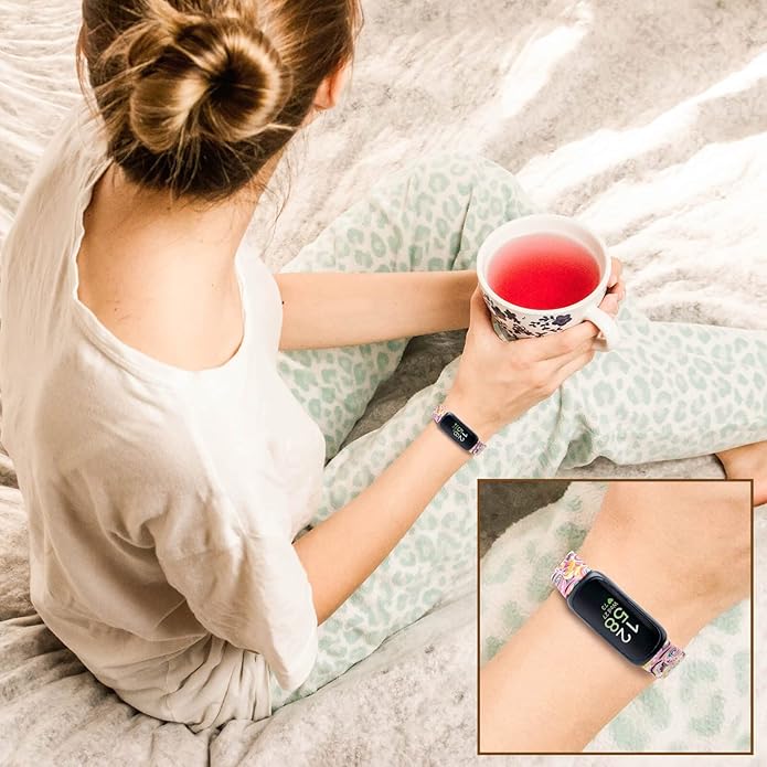 Honecumi Replacement Bands for Fitbit Inspire 3 - Silicone Sport Wristband Strap Bracelets for Women and Men - Colorful Accessories, S/L