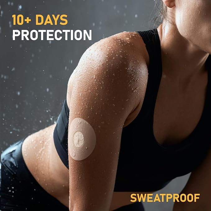 Dexcom G7 Over Patches Waterproof, 30PCS Cgm Sensor Patches Stelo Adhesive Patch G7 Overpatch Full Cover Without Hole, 10+ Days Long Stay, Sensor is Not Included (Clear)