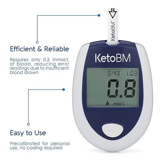 KetoBM Blood Ketone Meter Kit